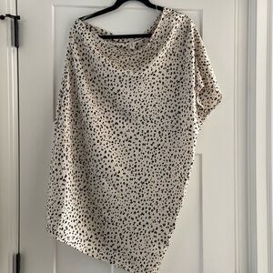 Cream One Shoulder Dress